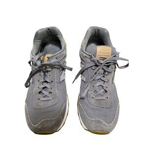 New Balance 515 Men's Gray & Beige Suede Sneakers Size 10.5 Comfortable Casual S
